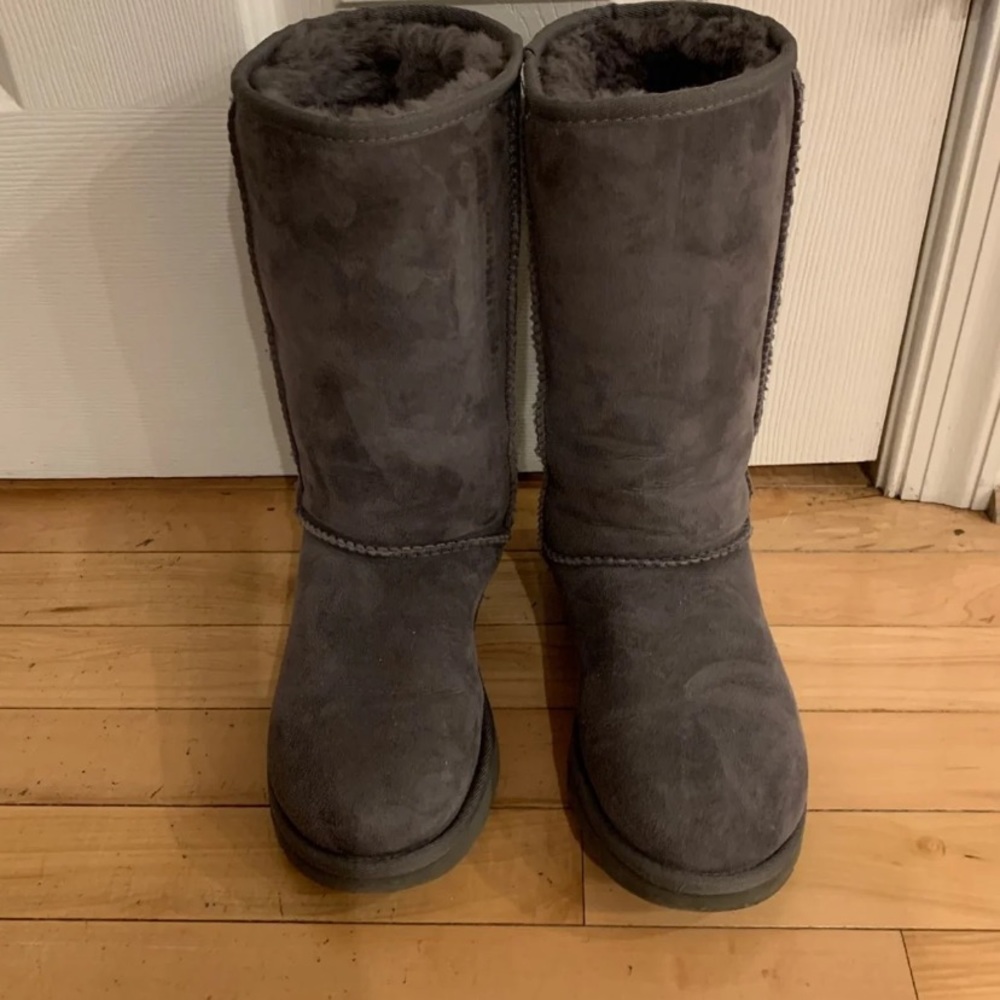 Classic tall Ugg Boots Gray EUC